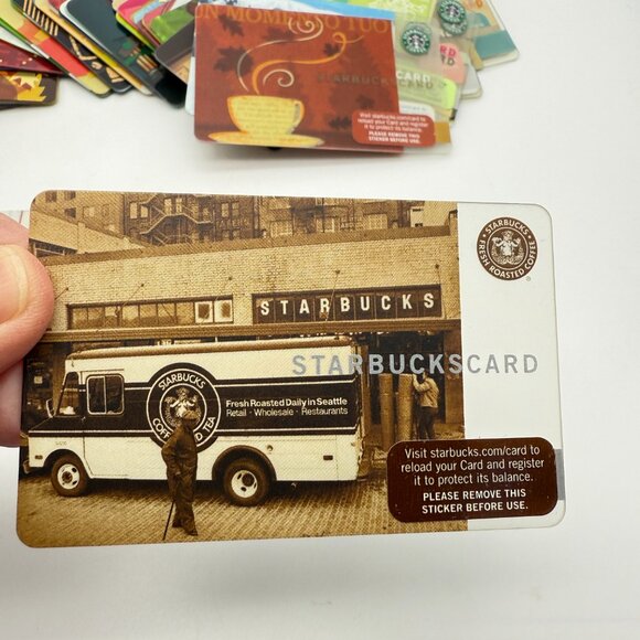 Starbucks Cards 2004 to 2013 Mostly Original Logo - Excellent - Lot of 48 - Picture 5 of 11